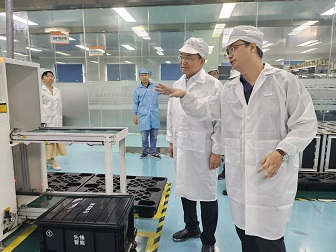 區(qū)委副書(shū)記曾榮一(yī)行(xíng)莅臨我司調研指導